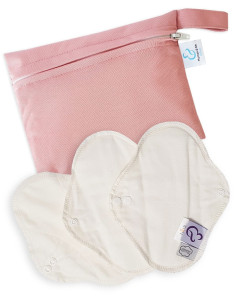 Conjunto de 3 bragas de protes Lavable Organic Cotton Flannel Certified Oeko Tex Standard 100 Class 1