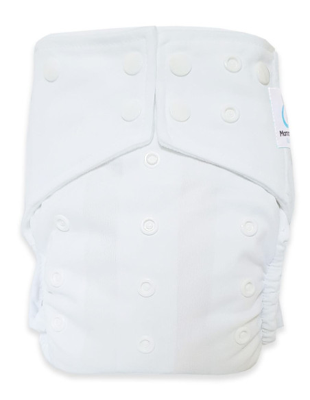 Couches lavables intégrales évolutives tout en un avec insert en bambou et double goussets