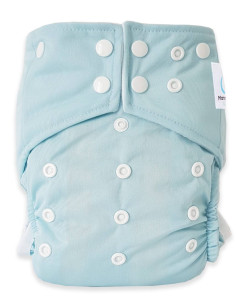 Evolutionary full Pocket diapers while one with bamboo insert and double gussets