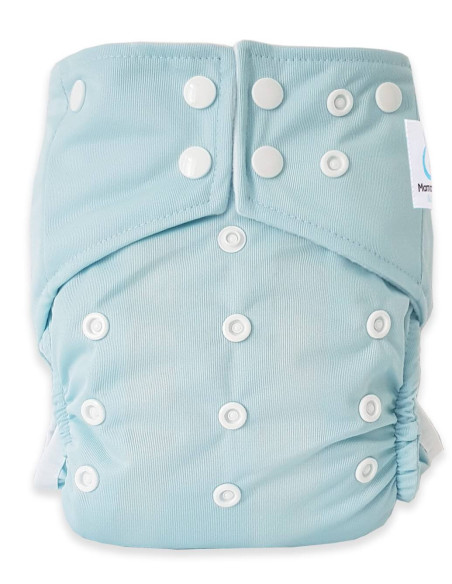 Couches lavables intégrales évolutives tout en un avec insert en bambou et double goussets