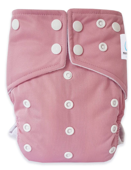 Couches lavables intégrales évolutives tout en un avec insert en bambou et double goussets