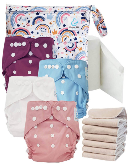 Kit de lancement couches lavables Start and Go TE2 Sensitive - Joy