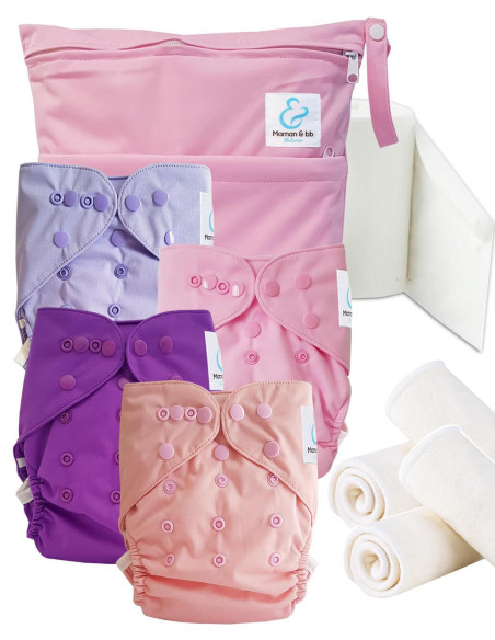 Kit de lancement couches lavables Start and Go TE2 - Vahine