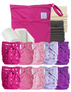 comment régler une couche lavable évolutive à la taille de bébé