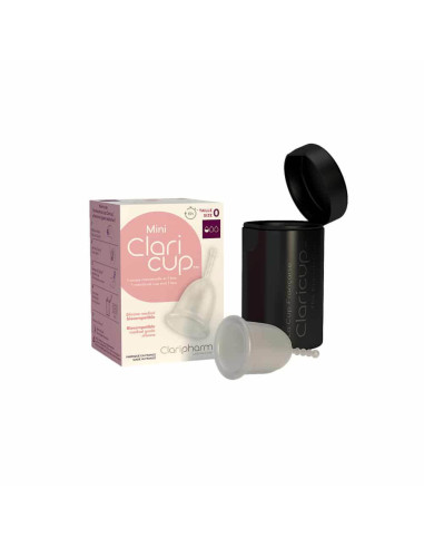 Copa menstrual sin color Claricup - Tamaño 0