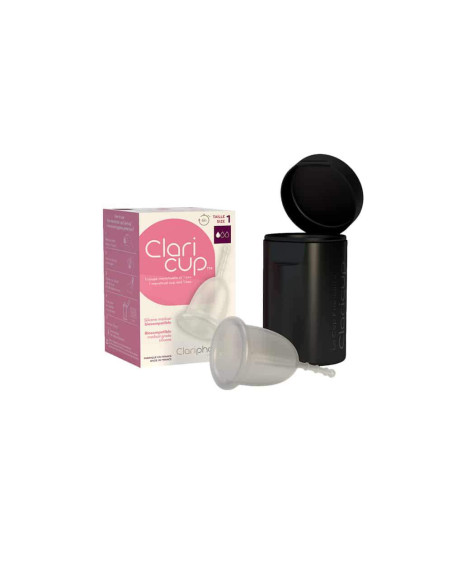 Coupe menstruelle Claricup Colorless - Taille 1