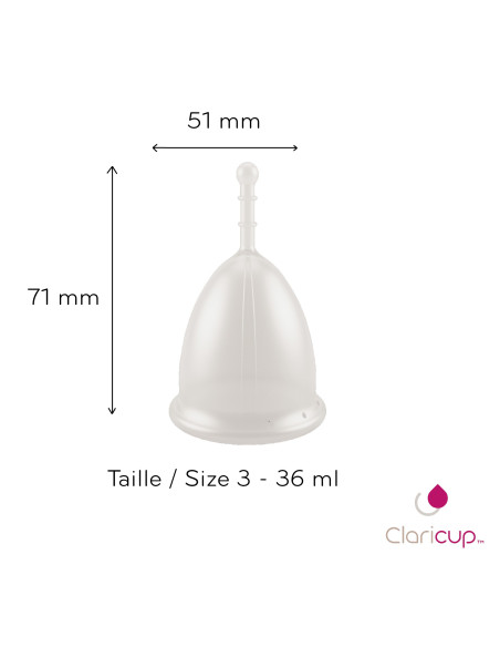 ClaricUp kleurloos | Kies voor de menstruatie die bij u past
