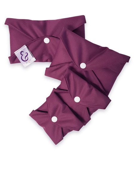 Lot de 4 serviettes hygiéniques lavables certifiées Oeko Tex standard 100 classe 1 en Coton