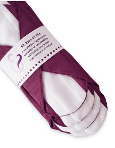 Set von 4 Teller Hygienic Handtücher zertifiziert Oeko Tex Standard 100 Baumwolle 2
