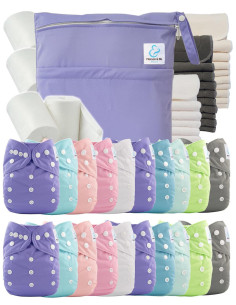 comment régler une couche lavable évolutive à la taille de bébé