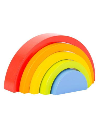 Rainbow in wood | Building game helping to motor skills