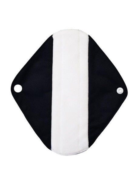 Serviettes hygiéniques lavables en bambou charcoal