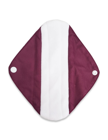 Serviettes hygiéniques lavables en bambou charcoal