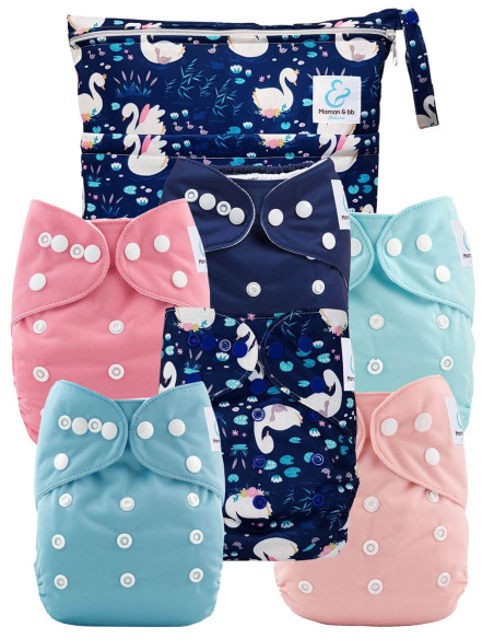 Kit de lancement couches lavables - l'essentiel pour se lancer dans une démarche saine pour bébé et la planète