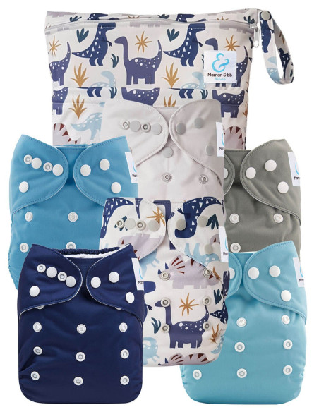 Kit de lancement couches lavables - l'essentiel pour se lancer dans une démarche saine pour bébé et la planète