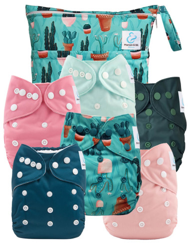Kit de lancement couches lavables - l'essentiel pour se lancer dans une démarche saine pour bébé et la planète