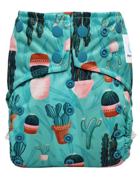 Couches lavables intégrales évolutives tout en un insert en bambou