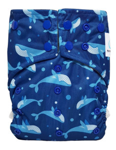 Evolutionary full Pocket diapers while one bamboo insert