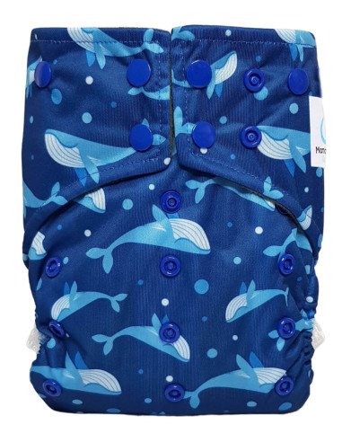 Evolutionary full Pocket diapers while one bamboo insert