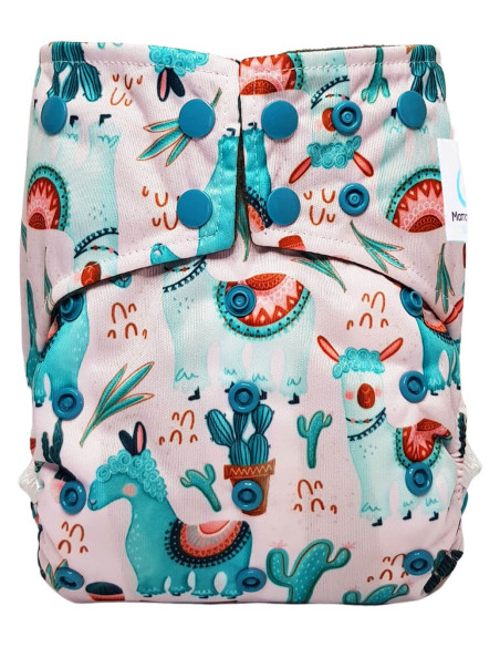 Couches lavables intégrales évolutives tout en un insert en bambou