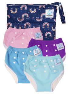 Culotte d'apprentissage à la propreté taille évolutive bambou