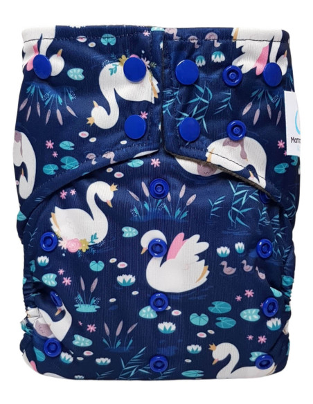 Couches lavables intégrales évolutives tout en un insert en bambou