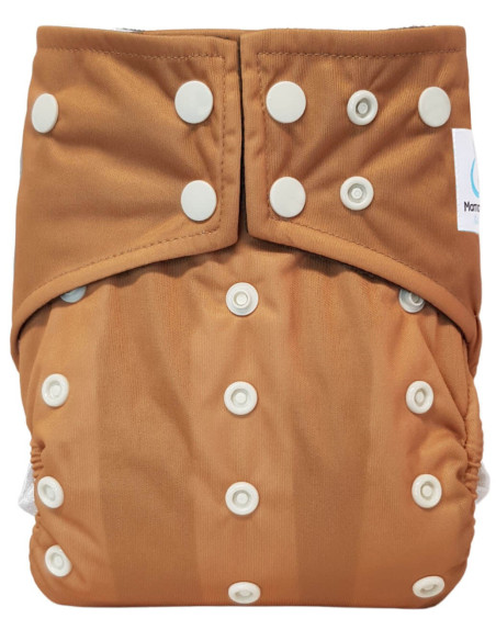 Couches lavables intégrales évolutives tout en un insert en bambou