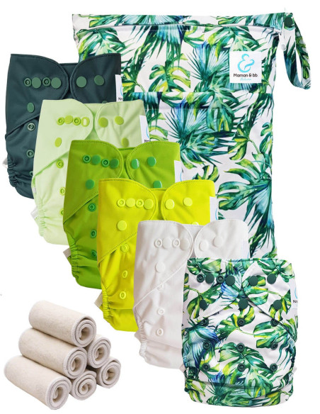 Pack Essentiel de couches lavables TE2