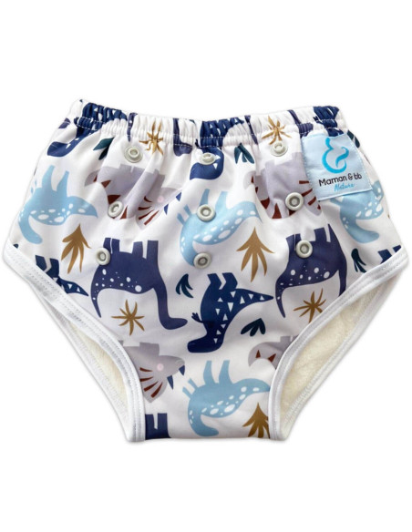 Culotte d'apprentissage à la propreté taille évolutive bambou