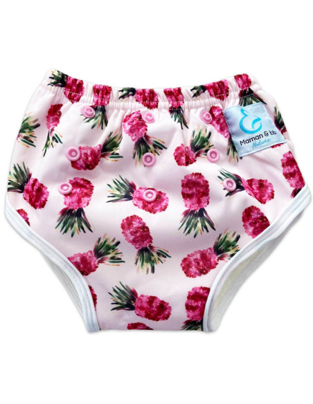 Culotte d'apprentissage à la propreté taille évolutive bambou