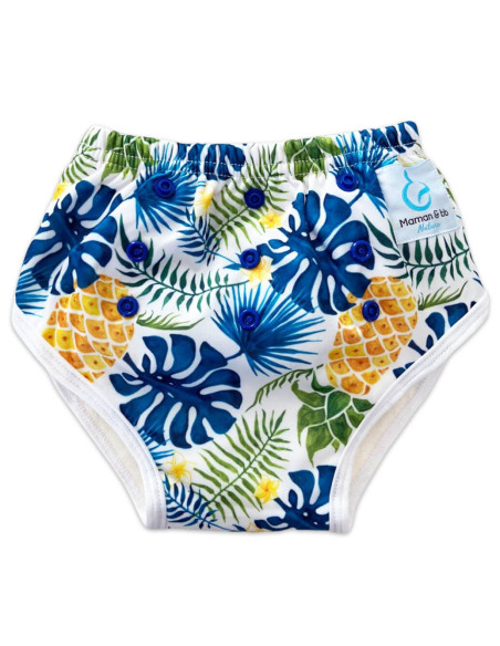 Culotte d'apprentissage à la propreté taille évolutive bambou