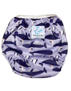 Capa de traje de baño lavable y reutilizable para bebé