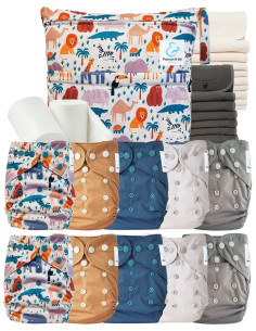 comment régler une couche lavable évolutive à la taille de bébé