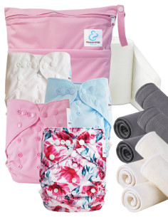 Kit de lancement couches lavables Start and Go TE2 Avec inserts en bambou