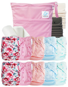 comment régler une couche lavable évolutive à la taille de bébé