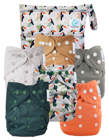 Kit de lancement couches lavables - l'essentiel pour se lancer dans une démarche saine pour bébé et la planète