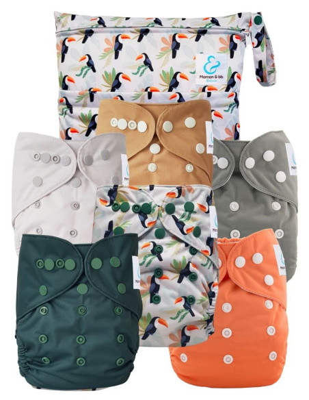 Kit de lancement couches lavables - l'essentiel pour se lancer dans une démarche saine pour bébé et la planète