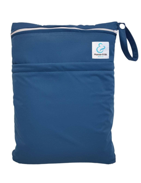Waterproof bag for storing and carrying washable layers and baby swimsuit