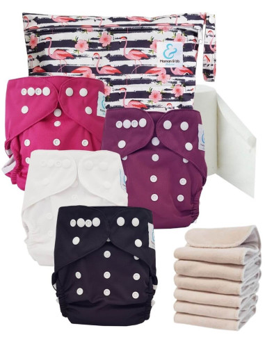 Kit de lanzamiento Capas lavables comienzan y sigue sensibles a TE2