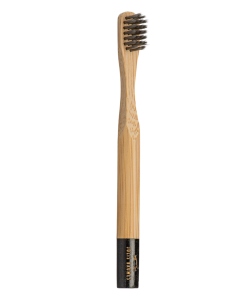 Cepillo de dientes de bambú infantil negro
