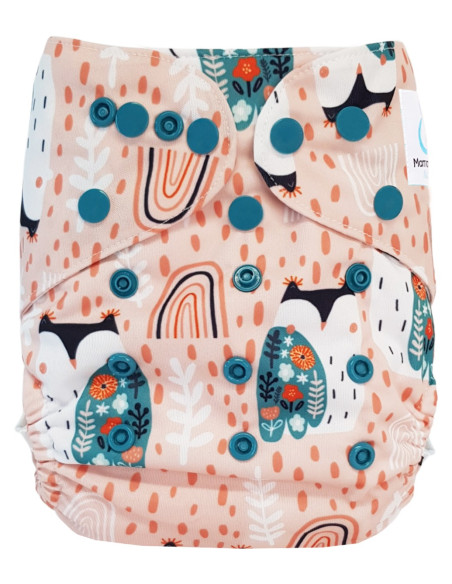Cover Diapers All in two with evolutionary system Lilou le owl