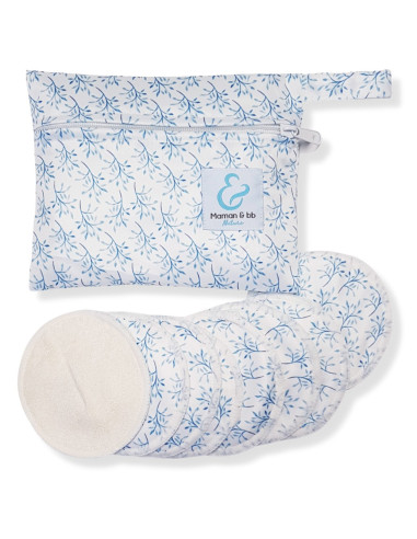Backable borstvoeding pads in bamboe