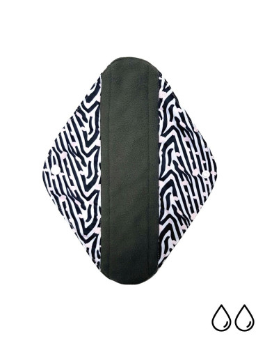 Hygienic towels washable in Charcoal bamboo