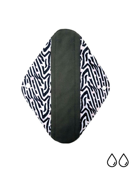 Hygienic towels washable in Charcoal bamboo