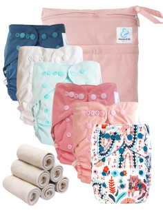 Paquete esencial de pañales lavable te2