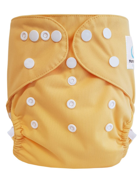 Verfahrbarer leavermächtiger TE2, entworfen in zertifizierten Materialien Oeko-Tex-Farben Mango