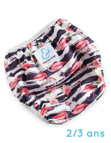 Capa de traje de baño lavable y reutilizable para bebé
