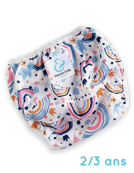 Washable and reusable swimsuit layer for baby
