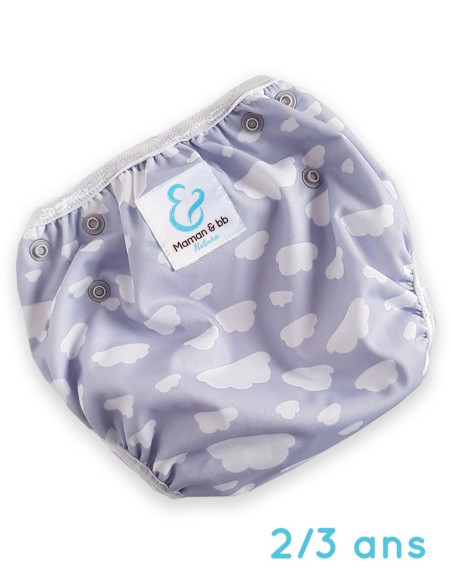 Capa de traje de baño lavable y reutilizable para bebé