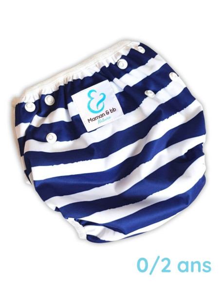 Washable and reusable swimsuit layer for baby